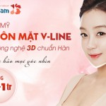 Tặng 10 + 1 triệu: Thẩm mỹ khuôn mặt V-line CN 3D chuẩn Hàn – Hoàn hảo mọi góc nhìn