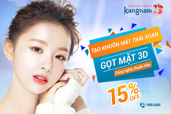 [OFF 15%] Gọt mặt 3D công nghệ chuẩn Hàn: Tạo khuôn mặt trái xoan đẹp tự nhiên