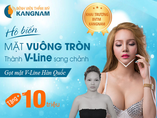 Hô biến mặt Vuông, Tròn thành Vline sang chảnh: Tặng ngay 10 triệu nhân dịp khai trương bệnh viện TM Kangnam 28/11